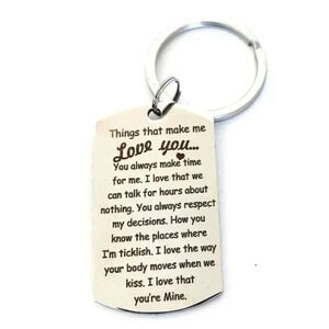 Things That Makes Me Love You. .... Keychain
